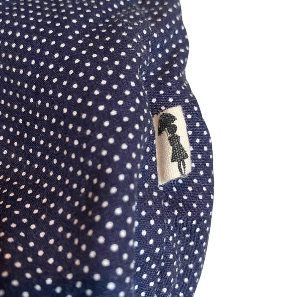 NEW LACEY LANE Polka Dot Suspender Bloomers Romper Size 5‎ Navy Retro Australia